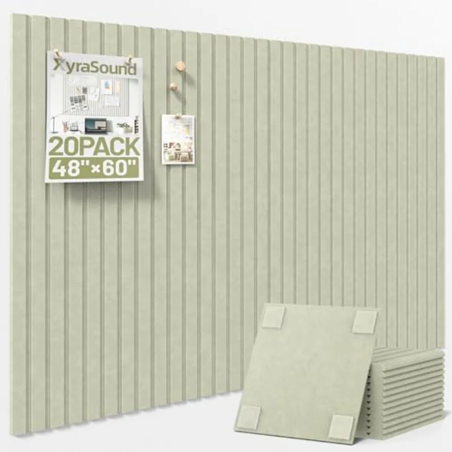 

Large Cork Board for Wall 48" x 0" Bulletin Board with Safe Removable Adhesive Squares for Pictures Photos Alternative CorkBoar