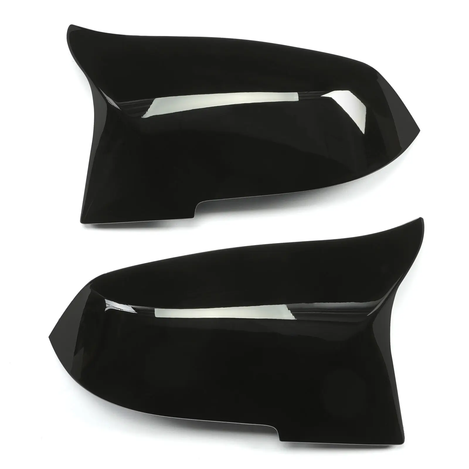 

Suitable for BMW 3 Series and 4 Series rearview mirror housings F20, F30, F35, and F34 modified bullhorn glossy black reverse mi