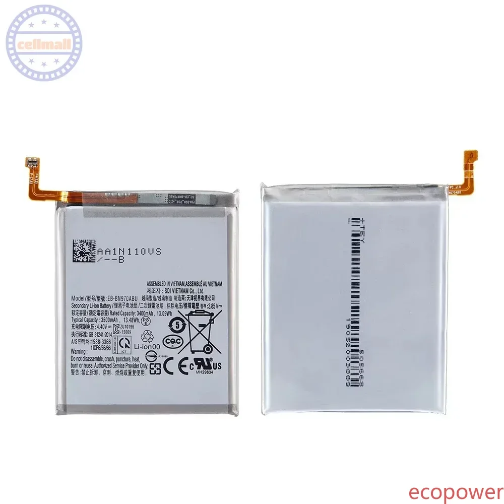 3500mAh Brand New Battery EB-BN970ABU For Samsung Galaxy Note 10 Note X Note10 NoteX Note10 5G Mobile phone Battery+Tools