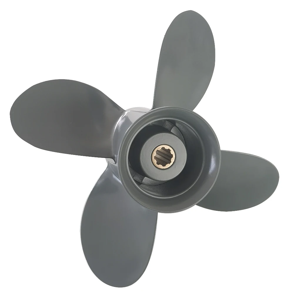 9.25''x10'' 8-20 HP 4 Blades Aluminum Marine Outboard Propeller For Hon Outboard Engine