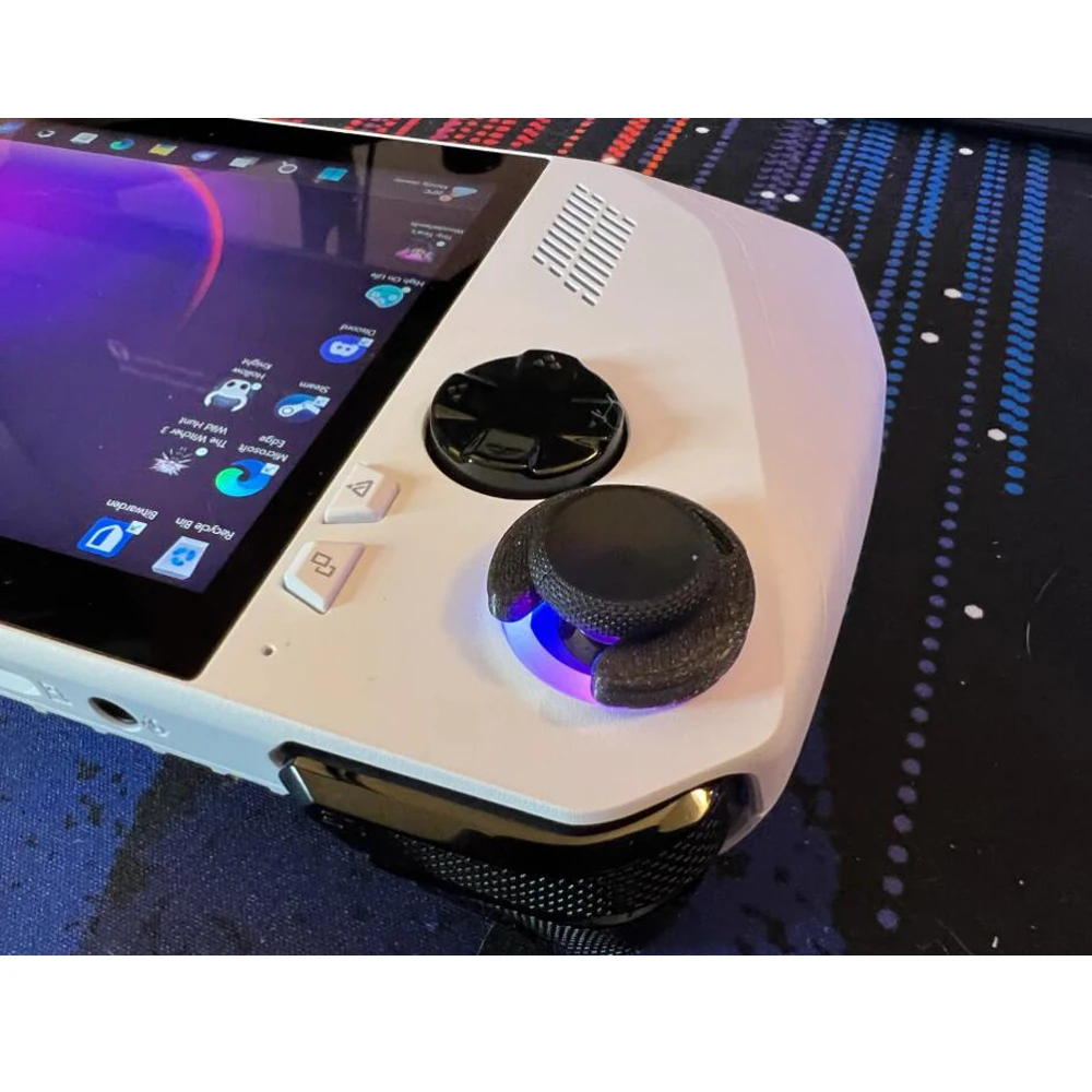 ที่วางคอนโซลจอยสติ๊กป้องกันการดริฟท์ที่ล็อกแท่งสำหรับ ROG Ally สำหรับ PS5 Xbox สำหรับโต๊ะอบไอน้ำสำหรับ SWITCH Pro จอยสติ๊ก