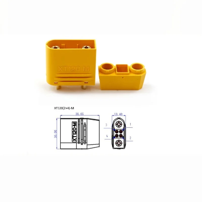 Authentic original Amass XT120 (2+4) plug high current lithium battery drone crossing machine plant protection machine