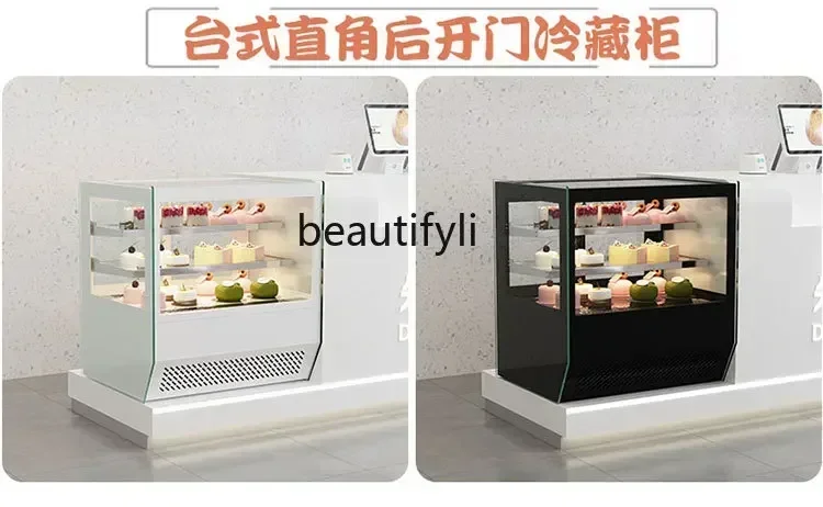 ケーキカウンター商業デスクトップバーキャビネットデスクトップ空冷デザート冷蔵キャビネットドリンクフルーツフレッシュキャビネット