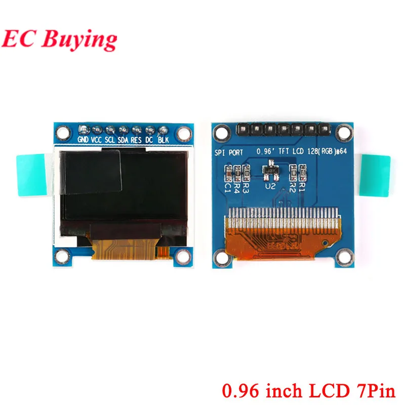 0.96インチ 1.3インチ IPS TFTディスプレイ 7P 8P 10P SPI HD 65KフルカラーLCDモジュール ST7735 ST7789ドライブIC 80*160 240*240 Arduino用