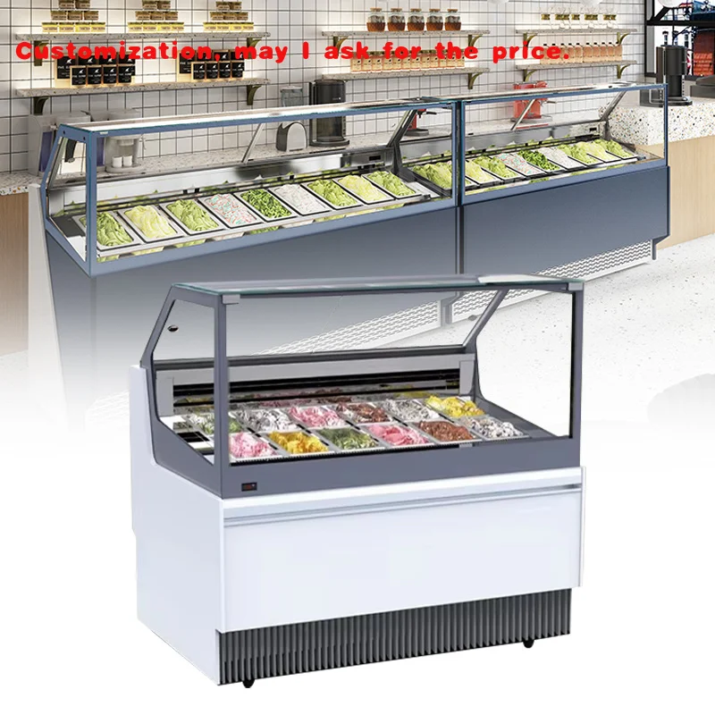 

custom.Hard & Gelato Display Freezer Showcase Cooling Cake Refrigerator Cabinet