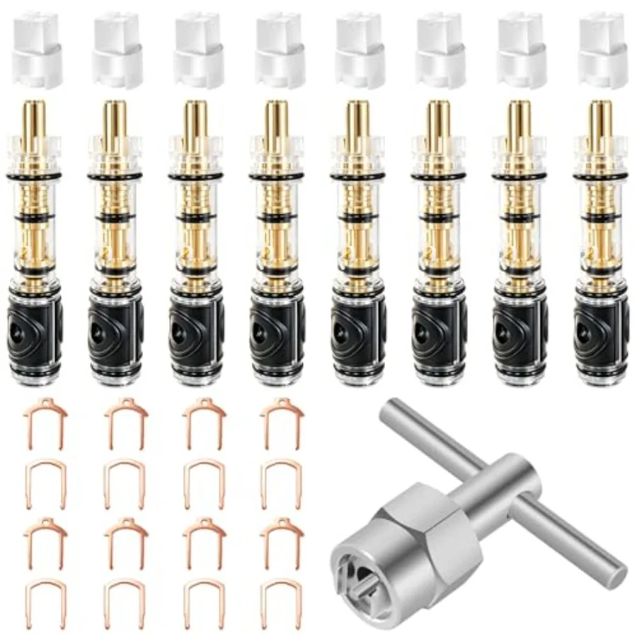 

Pack Dual Seal Replacement Cartridge With 0 Cartridge Removal Tool Compatible with Moen 5 5B One Handle Bathroom Faucet Cartrid
