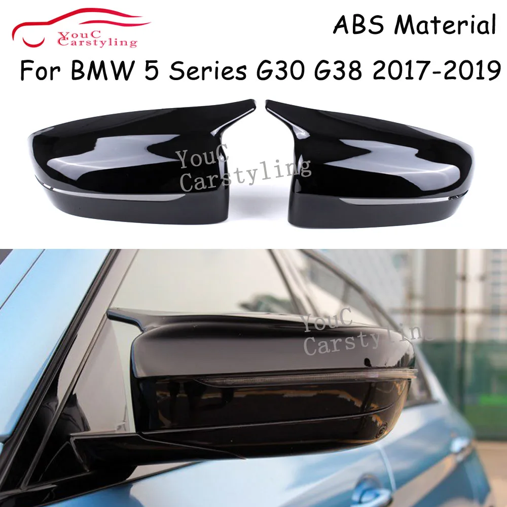 

G30 Gloss Black Side Door Mirror Cover Caps for BMW 3 4 5 7 8 Series G20 G21 G22 G23 G26 G30 G31 G11 G12 G14 G15 G16