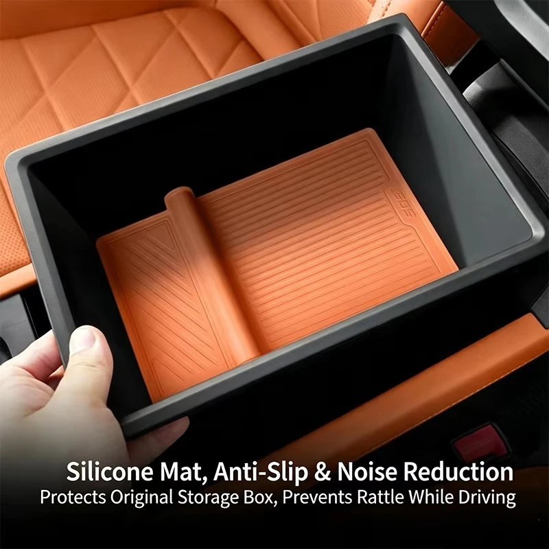 5 Stück Mittelkonsolen-Aufbewahrungsbox, untere Aufbewahrungsbox, Auto-Konsolen-Organizer für Changan Deepal S05 Zubehör – Detail 8