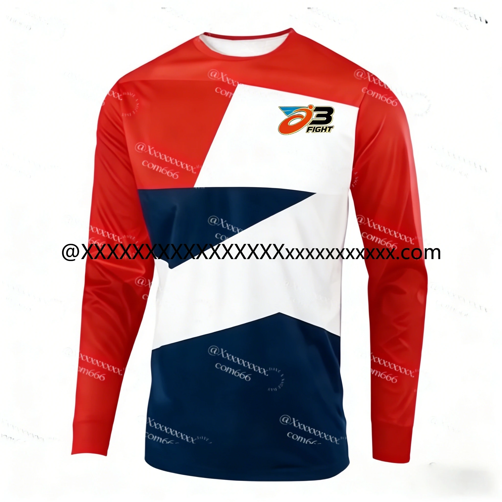 Original New Mountain Bike Riding Top 3D Printed Motorcycle Riding Long Sleeved T-shirt Breathable Quick Drying Riding Suit