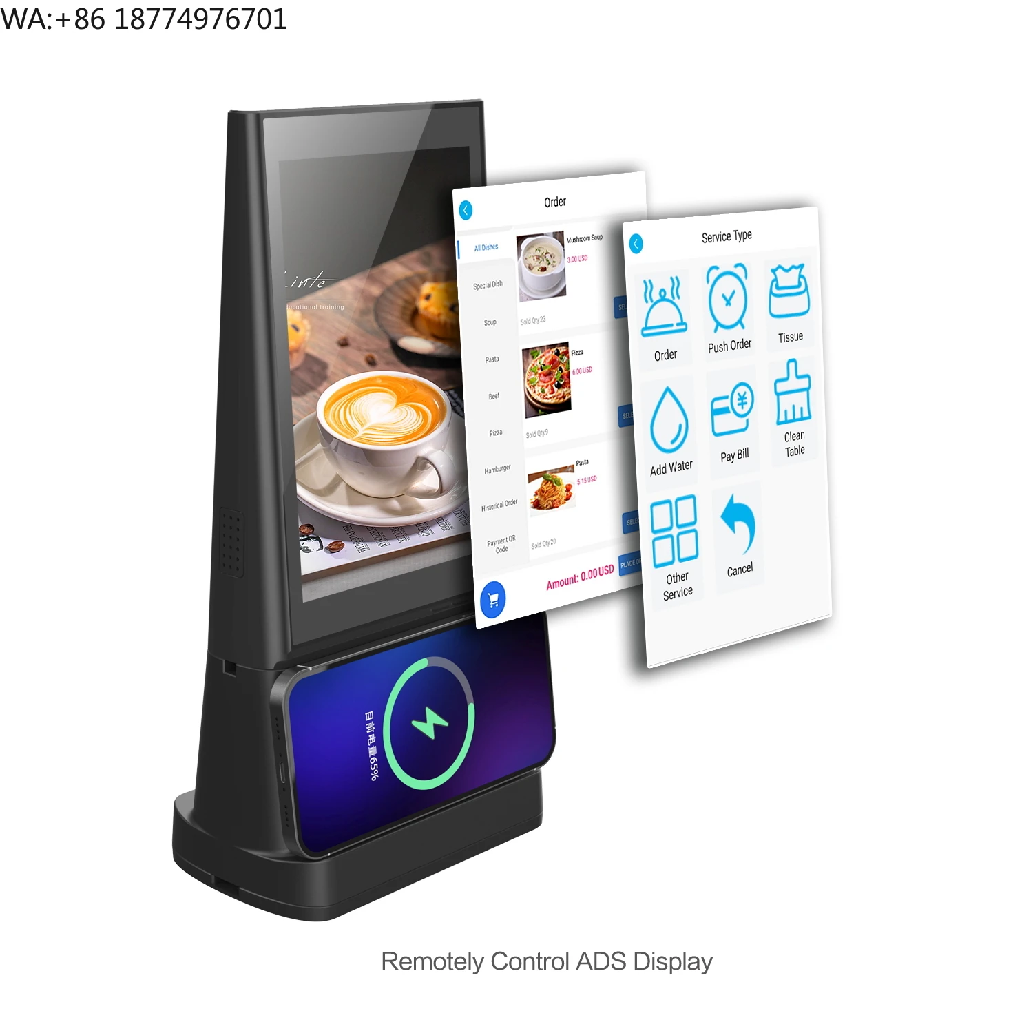 

Mobile Advertising Screen LCD Advertising Display Interactive Digital Signage Totem Indoor LCD Digital Signage