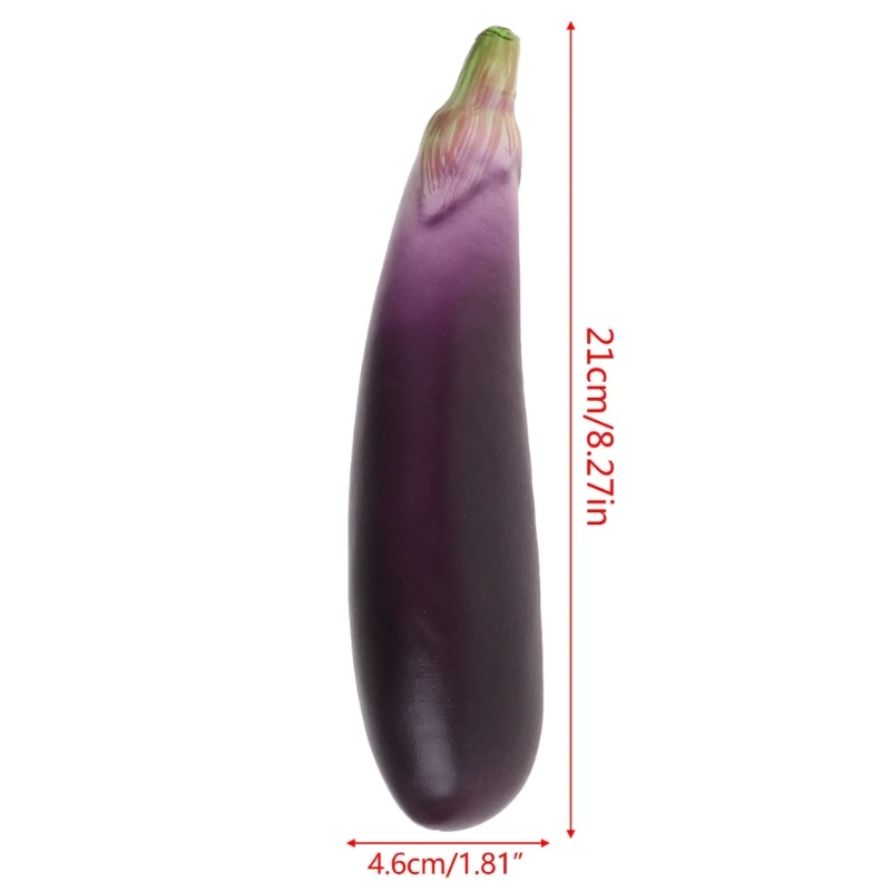 Lifelike Artificial Eggplants Simulation Fake Food Vegetable Photo Props Home Kitchen Drop Shipping