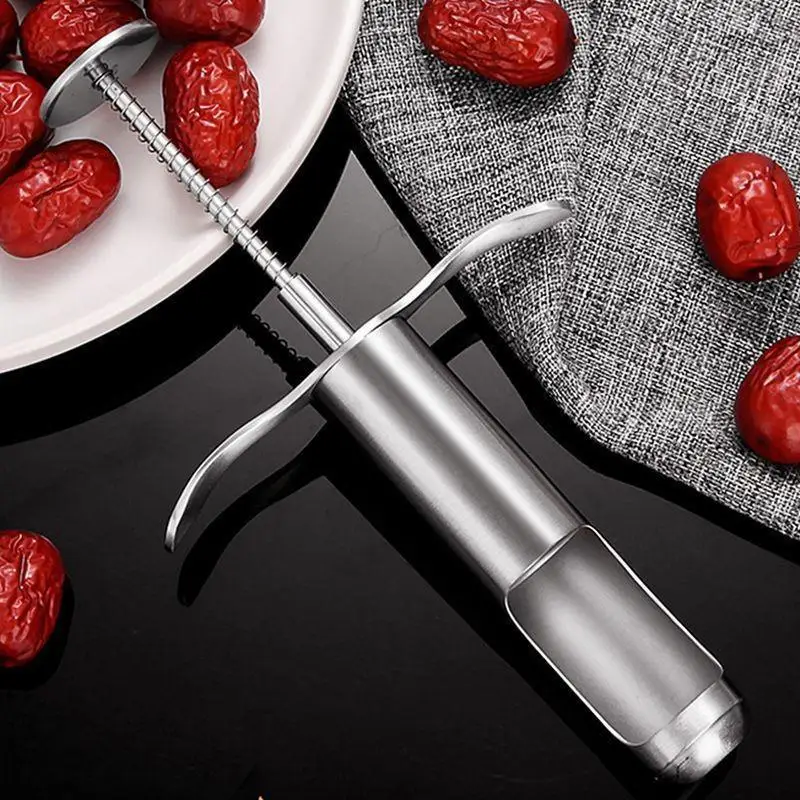 1 Pcs Cherry Olive Pitter Cherry Corer Pitter Tool Cherry Seed Remover Stoner Corer Tool Multi-Function Fruit Pit Remover