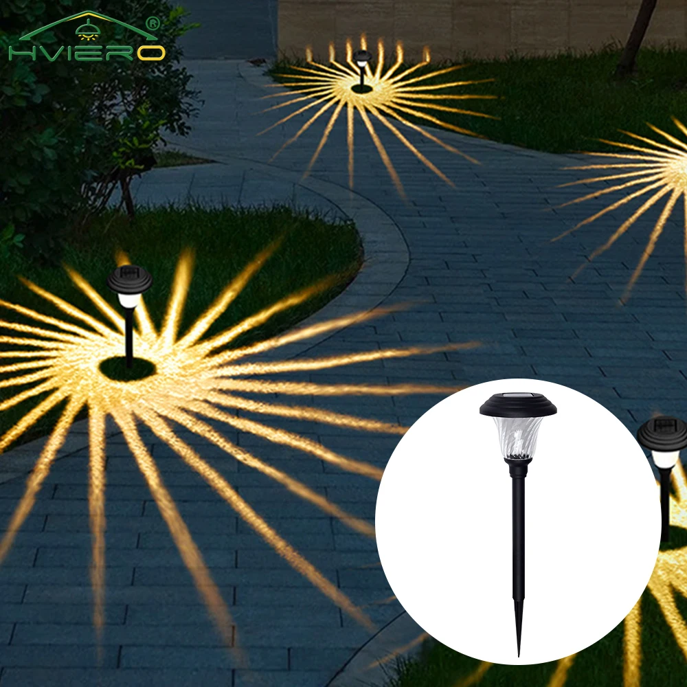 Solar Powered Lawn Lamp Insert Grounds LED Shadow Waterproof Induction Garden Villa Landscape Decoration Courtyard Lighting Bulb