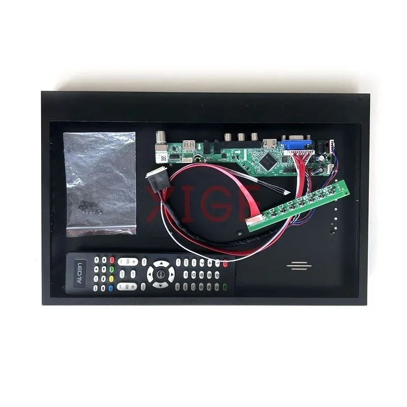 

Metal Case&Controller Board Fit LTN156AT23/LTN156AT24 15.6" LVDS 40-Pin Screen 1366*768 USB+AV+HDMI+VGA DIY Kit TV Analog Signal
