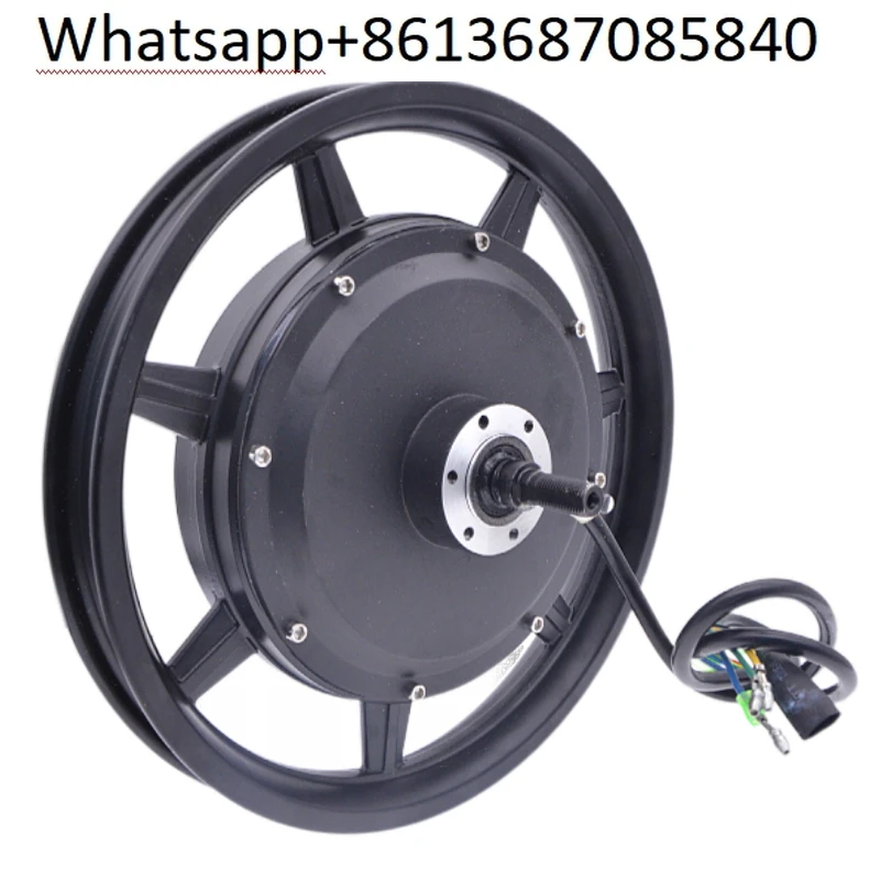 14 inch 48V driver's 400W 500 motor brushless rear wheel drive hill climbing disc brake hub controller