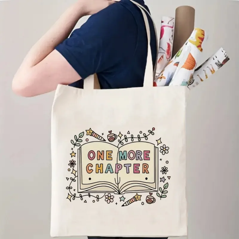 حقيبة يد نسائية من The BiBle حقيبة كتف لمحبي الكتب هدية لمحبي الكتاب هدية حقائب تسوق ذات سعة كبيرة