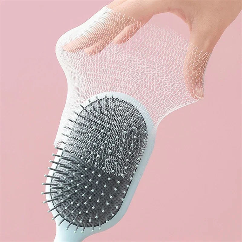 Clean The Comb Protection Net Hair Clean Portable Air Cushion Extraction Type Cleaning Cloth Cleaning Sheet Comb Pet