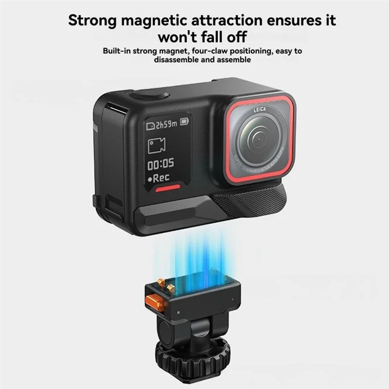 【Exclusive!】For Insta360 Acepro2/Acepro/Ace Quick-Release Gimbal Expansion Bracket Cold Shoe Magnetic Camera Adapter