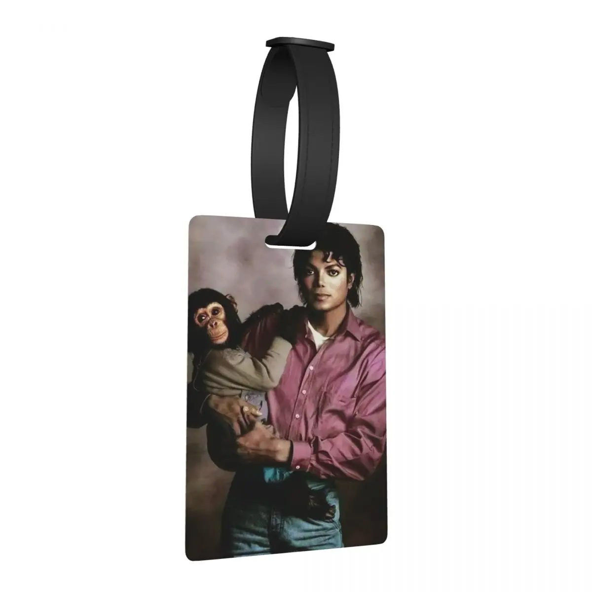 

Бирки для багажа Майкла Джексона, аксессуары для чемоданов, этикетки для путешествий, держатель для багажных бирок, идентификатор, имя, адрес