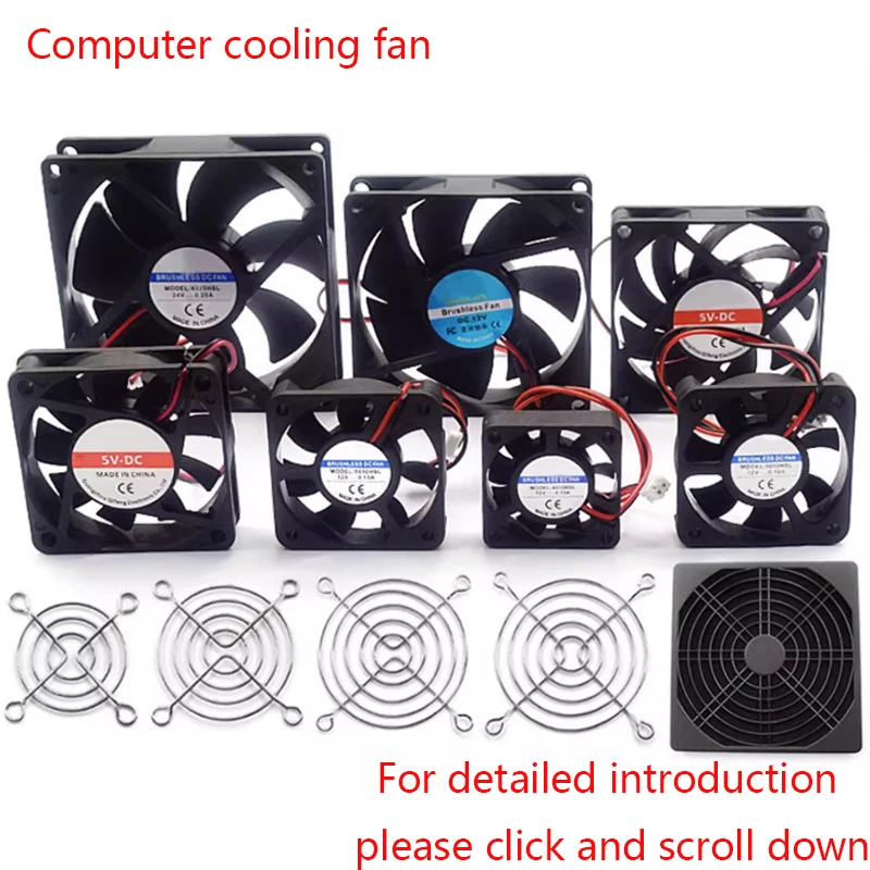 

Graphics card 40x40x10mm 4010 Computer CPU Notebook Silent Cooling Fan Graphics Card Battery Electric Car Chassis Power Supply