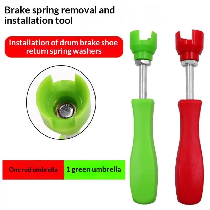 Handheld Drum Brake Spring Remover Tool 1Pcs Heavy Duty Car Drum Brake Repair for Auto Mechanics Easy Removal