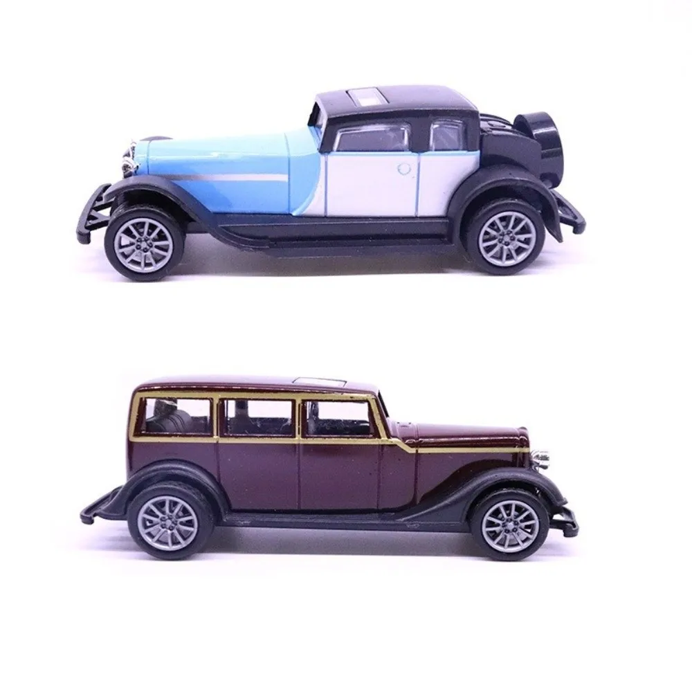 Sammlerstück 1:43 Maßstab Vintage Modellauto mit Öffnenden Türen Cabriolet Rückzieh-Auto Miniatur Klassisches Druckguss-Auto zur Ausstellung
