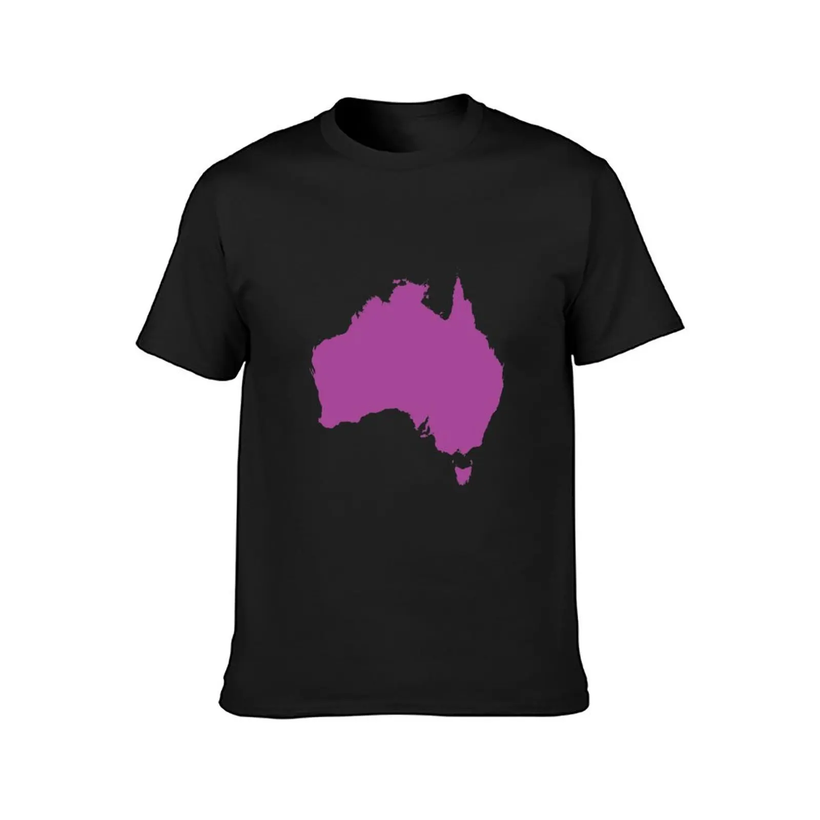 Australia Love in Berry T-Shirt summer clothes aesthetic clothes Blouse Men's clothing