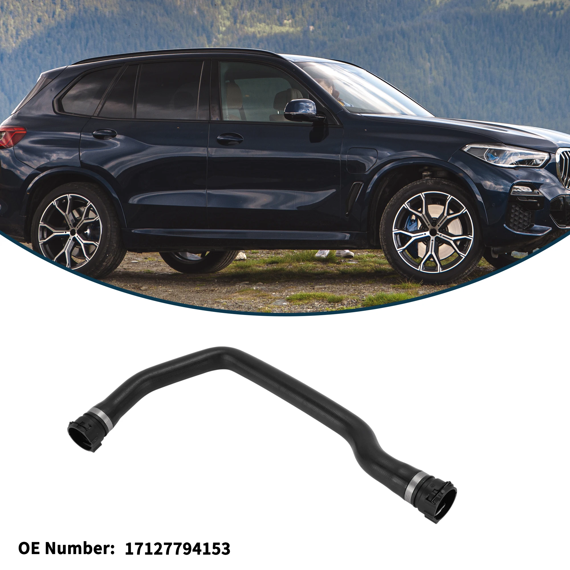 خرطوم المبرد UXCELL رقم 17127794153 لخرطوم المبرد BMW X5 2009-2013