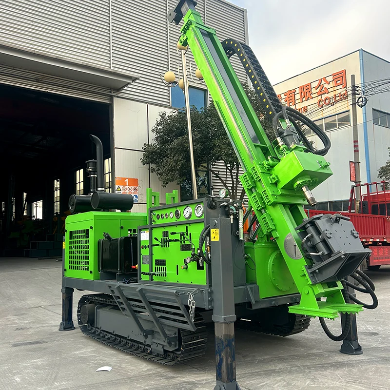 Exploration Rig Diamond Core Drill Coring Rig Fully Hydraulic Core Drilling Rig for Hard Rock Depth 100-500m High Efficiency
