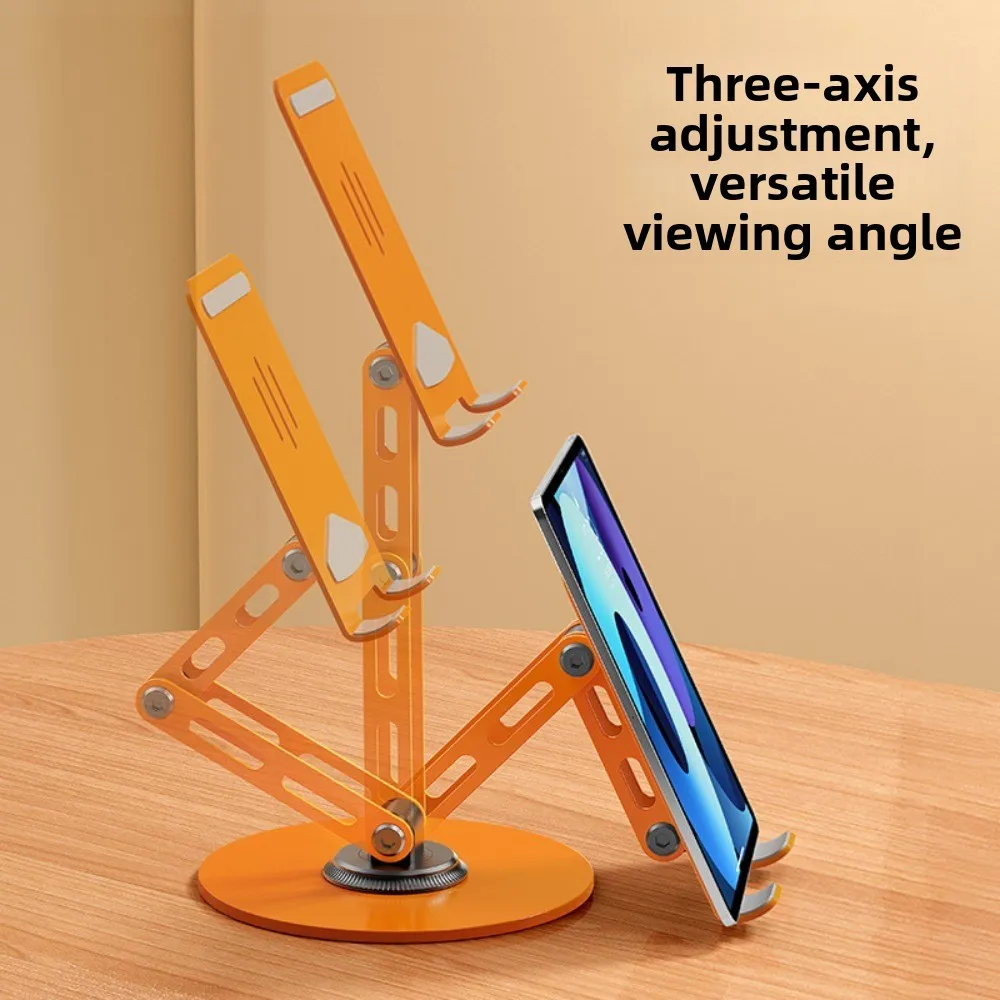 360 ° Rotating Adjustable Phone Holder Metal Folding Mobile Phone Holder Stand Portable Adjustable Table Cell Phone Stand