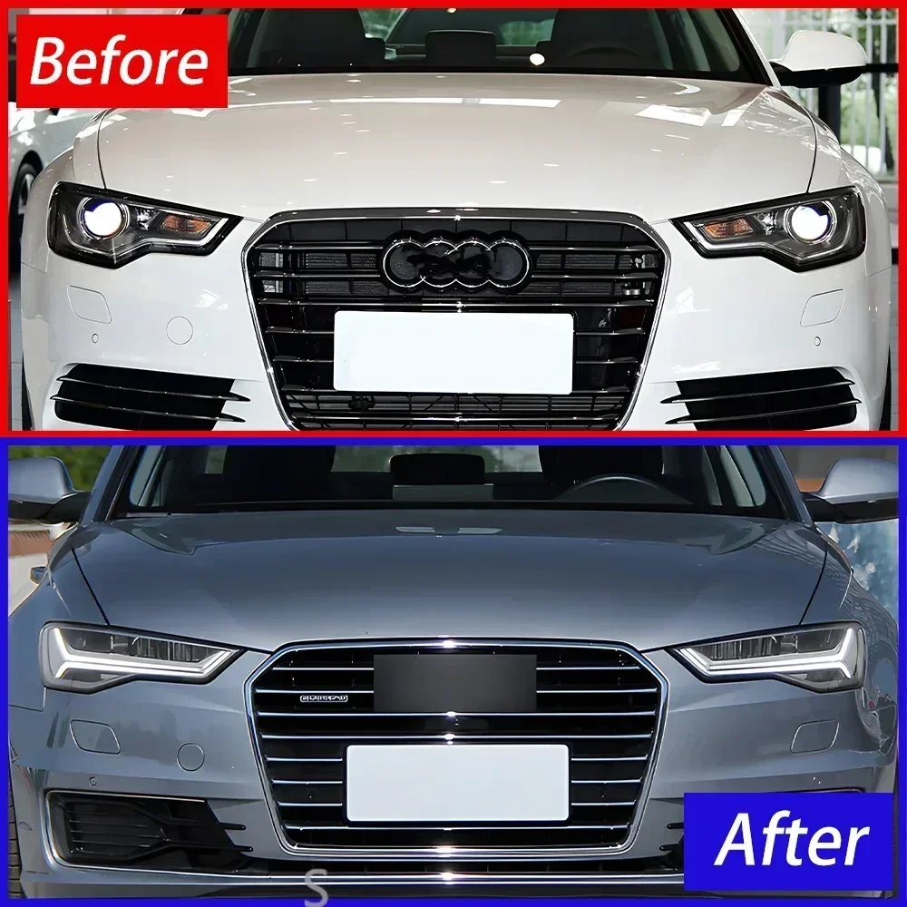 Upgraded Auto Headlights Assembly For A6 C7 A6L S6 2012-2018 LED Car Front Lamps Angel Wing Styling Projector Lens Accessories