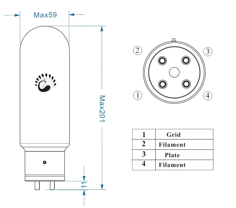 T-018 PSVANE HiFi 845 Vacuum Valve Electron Tube Vintage Hifi Audio Tube AMP DIY Factory Test Match Pair