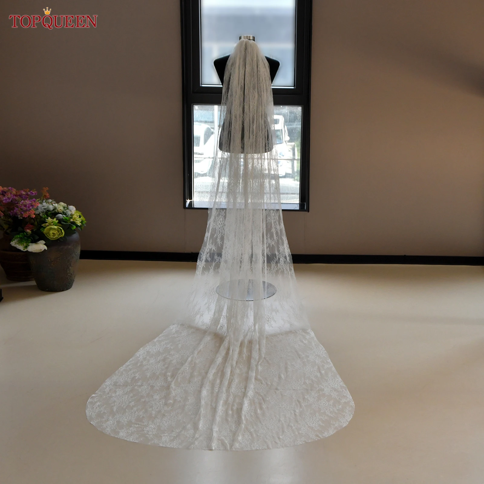 topqueen-v306-new-fashion-design-cathedral-length-lace-fabric-bridal-veil-single-layer-with-comb-long-wedding-veil