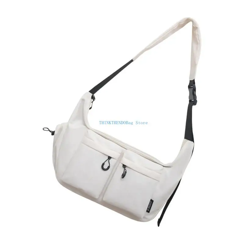 

63HC Practical Nylon Shoulder Bag for Women Large Capacity Casual Crossbody Bags for Everyday Use and Travel Adventures
