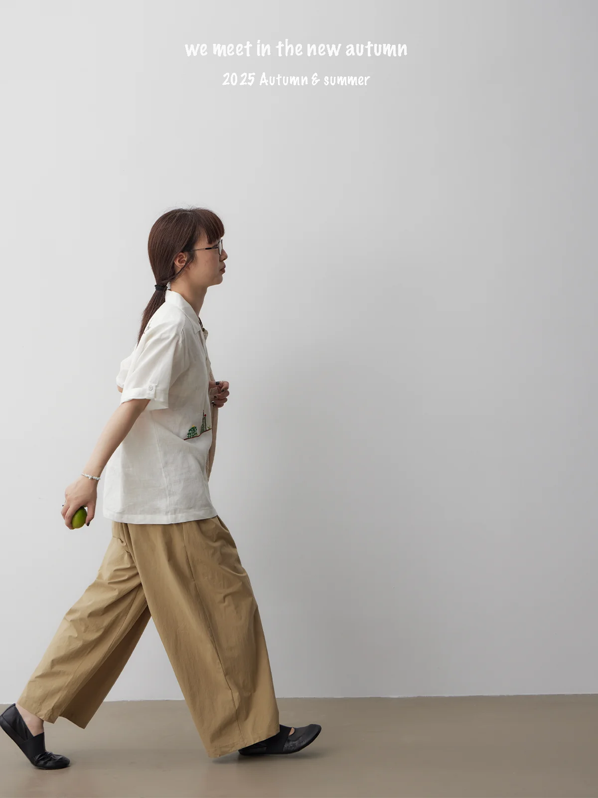 

HYGGEOO25fw Повседневные хлопковые брюки прямого кроя, 100% хлопок, универсальные, свободные, комфортные, для женщин