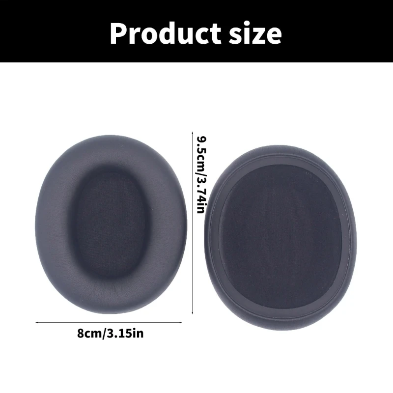 1 paire coussinets d'oreille remplacement pour 2 écouteurs sans fil, couvre-oreilles