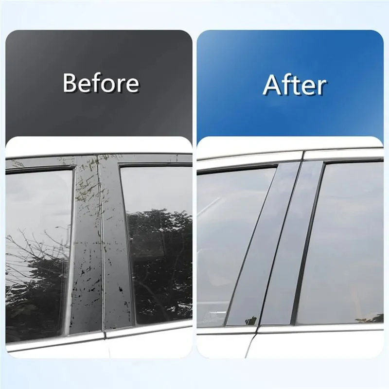 Picture 7: Glossy Black Window Door Deal B C Pillar Post Cover Sticker For Nissan Frontier 2005-2020 2006 2007 2008 2009