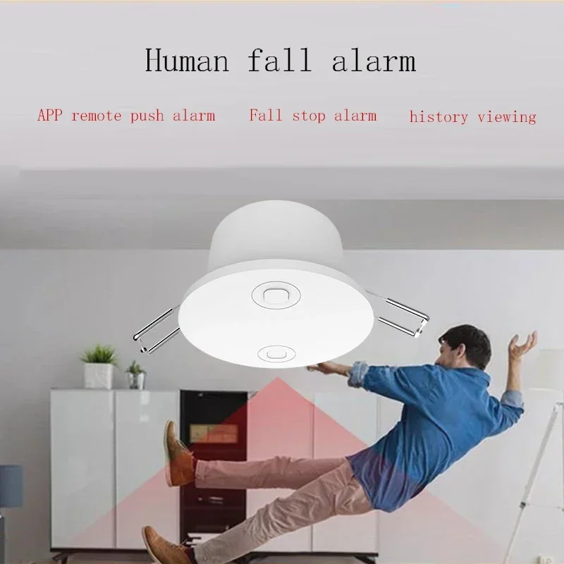 

Intelligent Monitoring Sensors 60G Fall Alarm Radar Human Fall Alarm APP Remote Push Alarm Fall Stop Alarm History Viewing