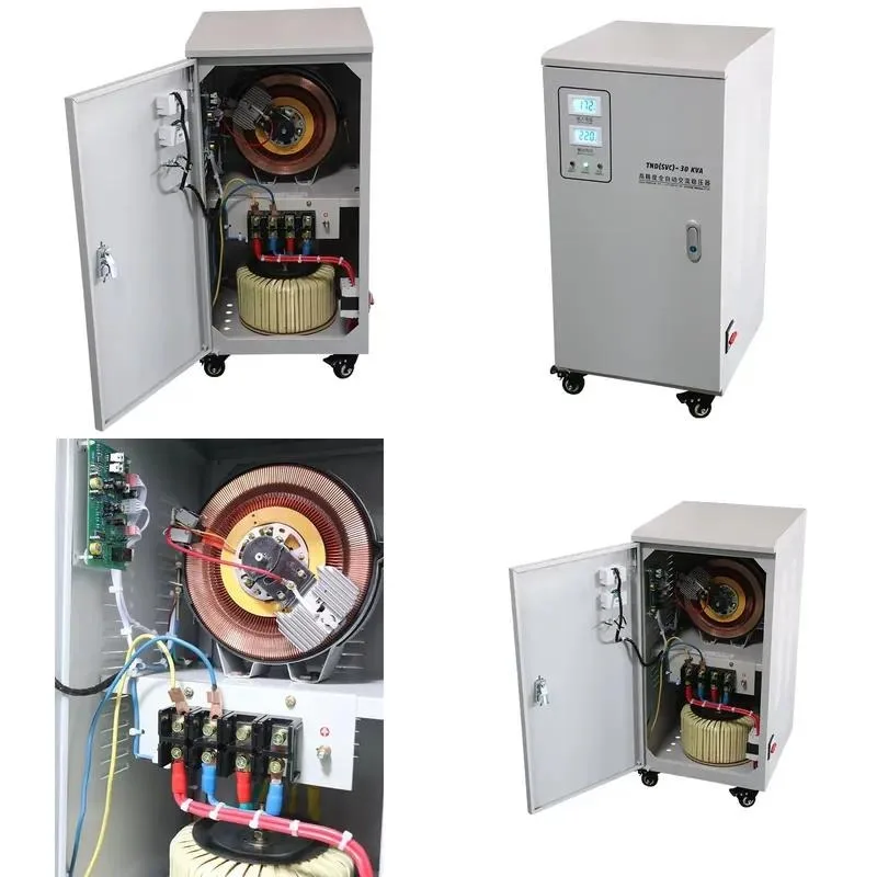 for Single-phase 30KVA automatic AC servo motor control regulator 220 volts copper 30KVA automatic regulator