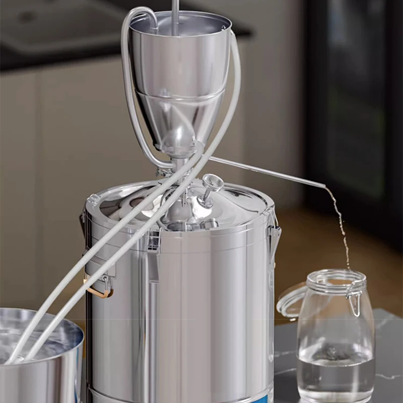 15L/20L Wine Making Machine, Small Household Automatic Steaming Equipment, Home-brewed Pure Dew Essential Oil Extraction