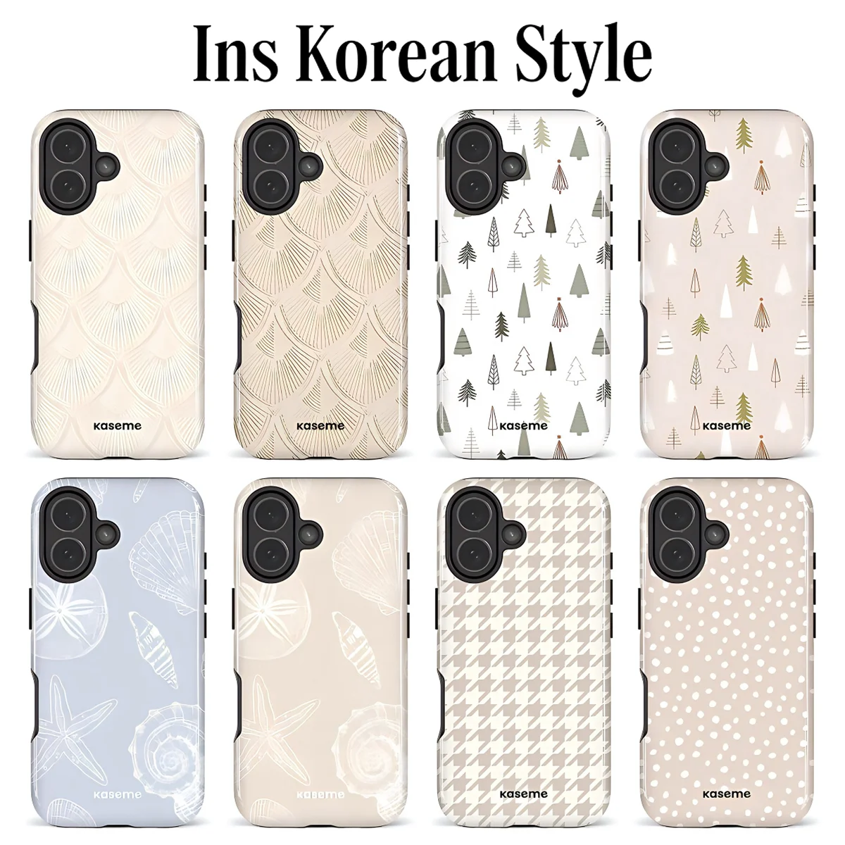Luxury Clmj Boho Neutral Print Phone Case for Samsung Galaxy S23 S24 S25 S26 FE Plus Ultra Edge 4G 5G Luxury Double-layer Cover