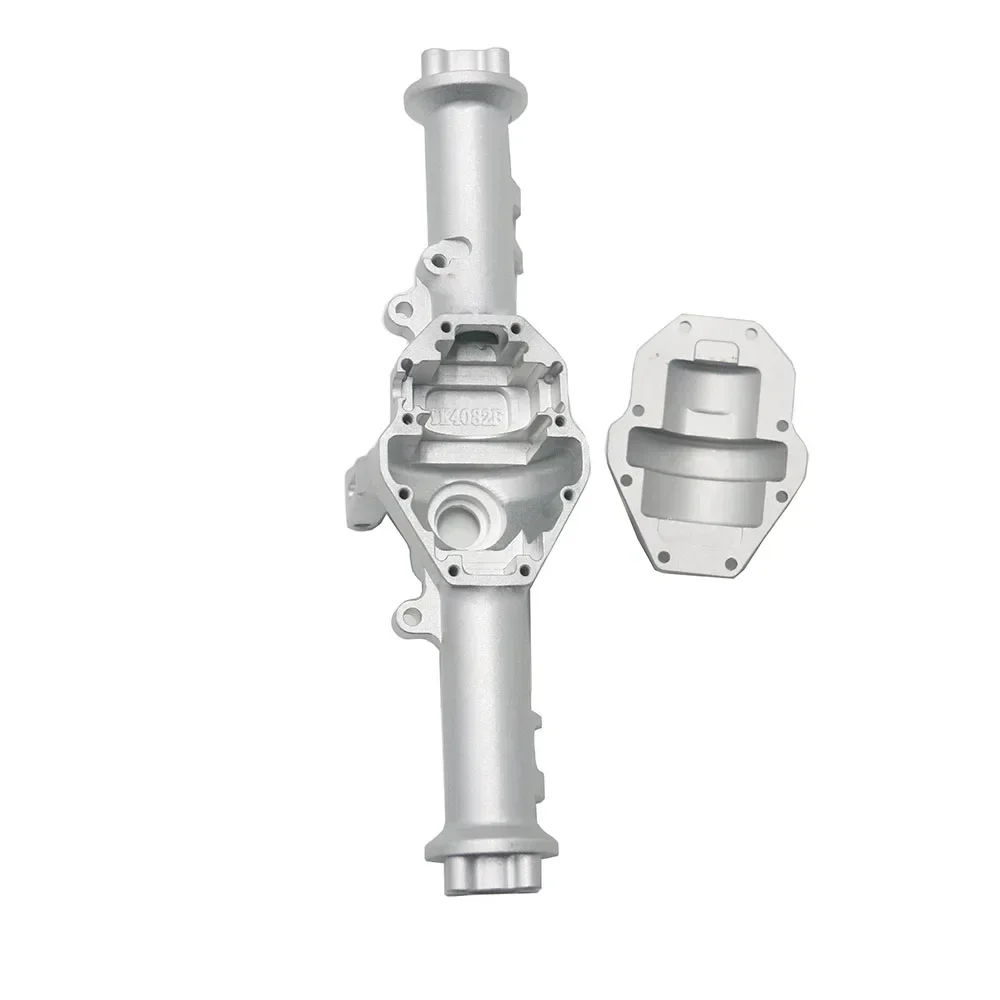 กล่องเพลาหน้าอะลูมิเนียมอัลลอยด์ YIKONG CNC รุ่น 12026 YK4082 สำหรับรถไต่เขา อุปกรณ์ดัดแปลงและอัพเกรดของแท้ สีเงิน