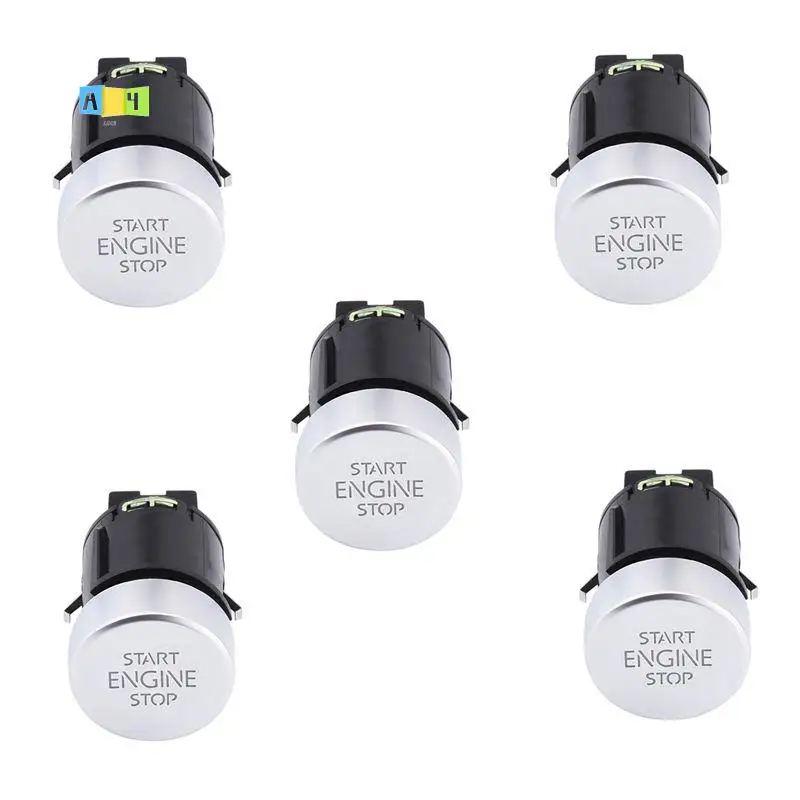A04E-5X Car Engine Start Stop Button Switch For Tiguan 2008-2016 Sharan 2011-2016 7N 5N0959839 5N0 959 839