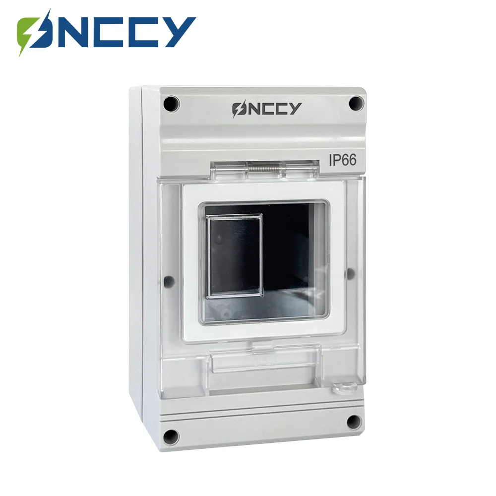 ONCCY Enclosure box for DC MCCB EDM3 250A 2P, IP66 and UV resistance PC enclosure for Solar Moulded Case Circuit Switch