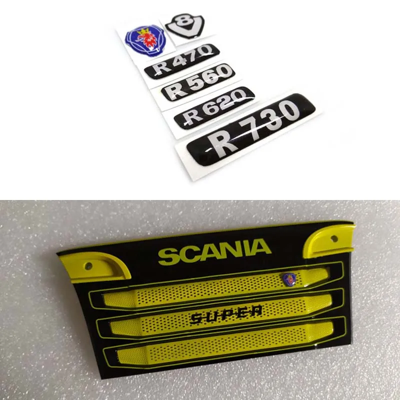 

Набор украшений с кристаллами для радиоуправляемого грузовика Tamiya 1/14 SCANIA R730 R470 R620, запчасти для автомобиля «сделай сам»