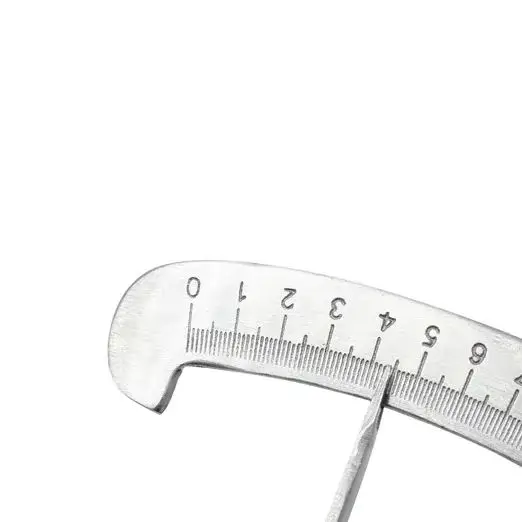 

Dental Gauge Caliper for Metal Wax Stainless Steel Dentist Metal Wax Thickness Measurement Ruler Tool