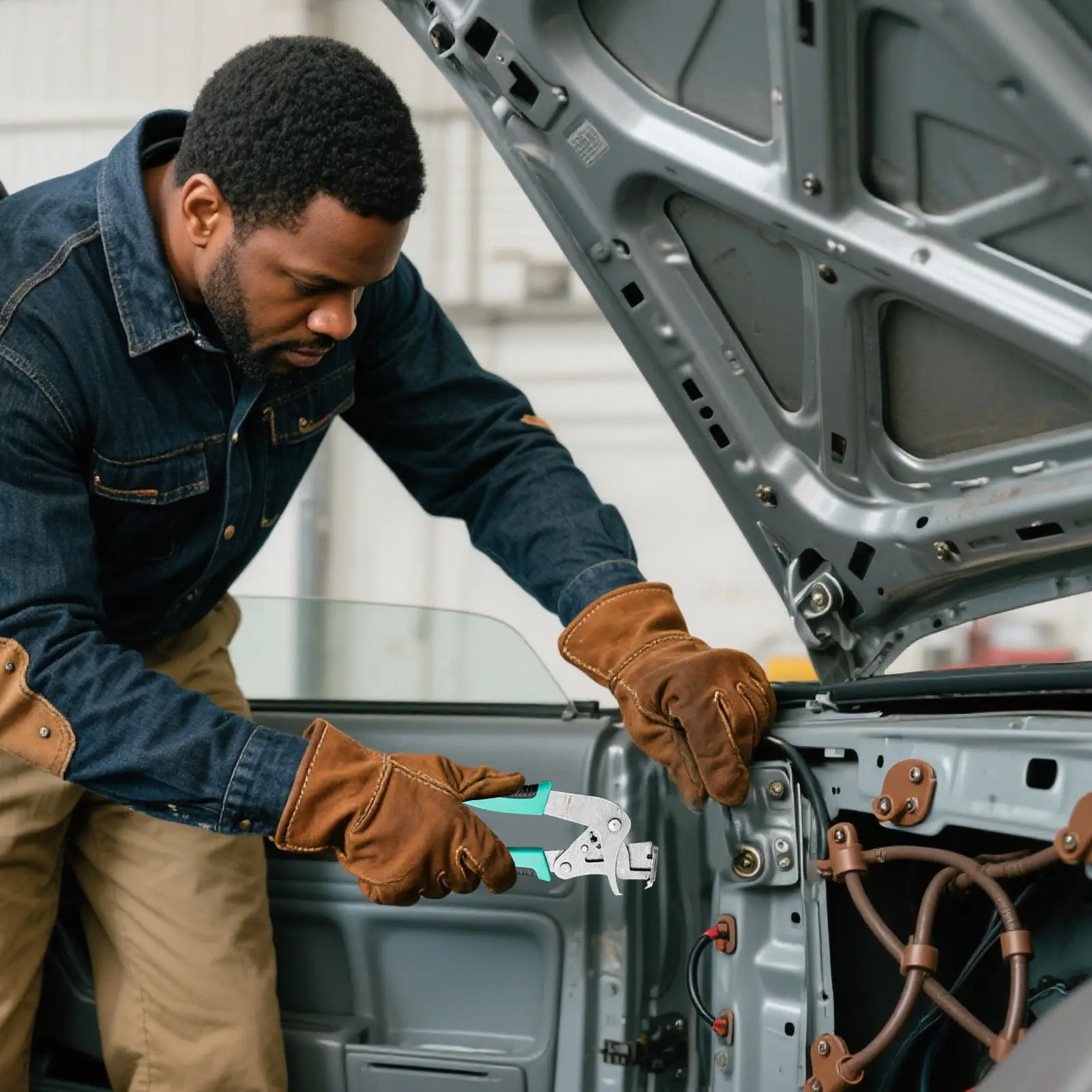 

Car Panel Clip Pliers Trim Clip Removal Pliers Automotive Tools 6Inch 8Inch Pry Puller Included Vehicle Repair Accessories For