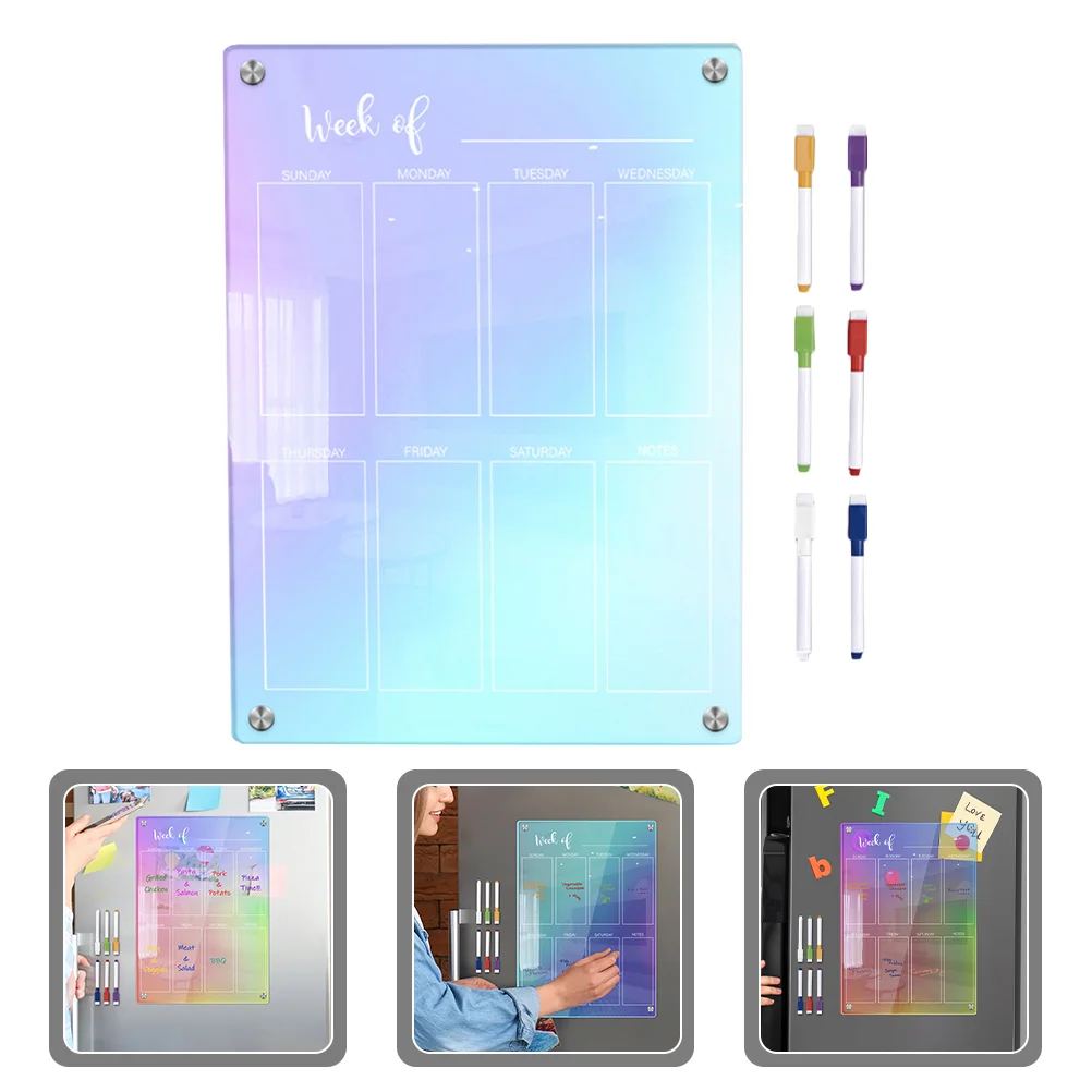 Schema Dagelijks Planbord voor Keuken To-do-lijst Koelkast Magnetische Planner Koelkast