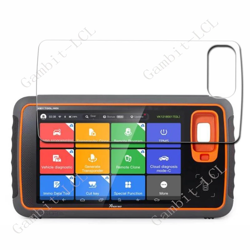 1-3 szt. Szkło hartowane 9H HD do Xhorse VVDI Key Tool MIDI 7" ON VVDIKeyToolMIDI Pad Folia ochronna na ekran — zdjęcie produktu 2