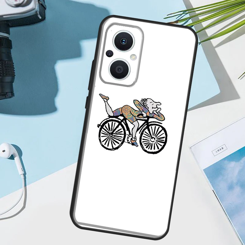 LSD Albert Hofmann Bicycle Day Case For OPPO Find X9 Ultra X5 X6 X8 Pro Cover For OPPO Reno 15 F 14 13 12 11 10 Pro 7 8 Lite